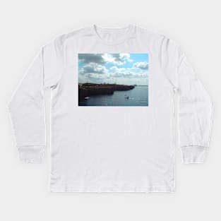 On the path to Ciutadella Kids Long Sleeve T-Shirt